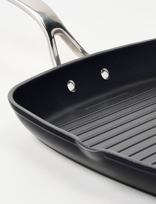 Cuisine::pro Diamond 9 Hard Anodised Griddle Pan, 28cm product photo View 02 L