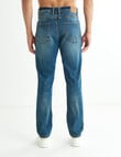 Gasoline Slim Leg Jeans, Blast Blue product photo View 02 S