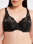 Lyric Dawn Lace Bra, Black product photo