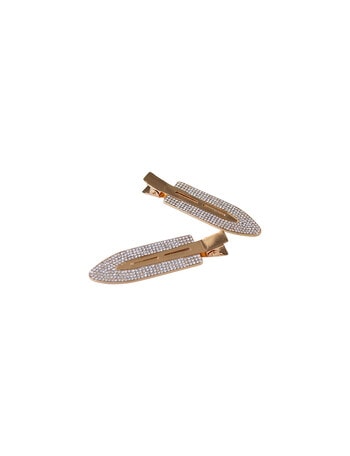 Adorn by Mae Creaseless Styling Clips, Rhinestone, 2-pack product photo