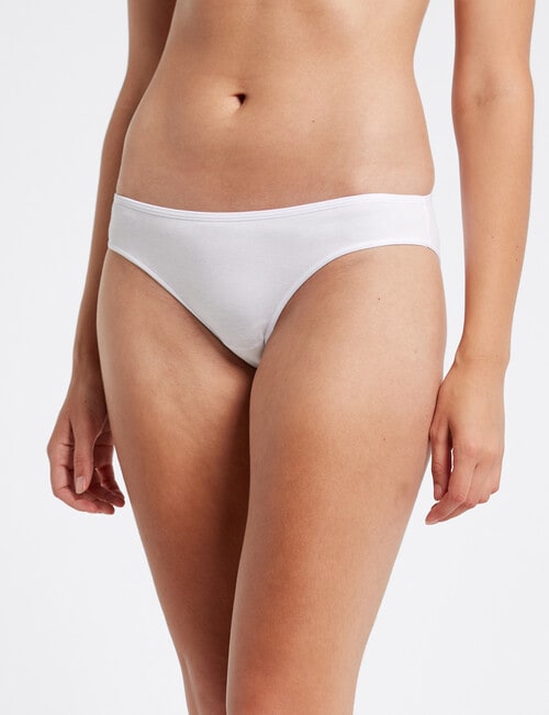 Honey Vegas Cotton Bikini Brief, White product photo