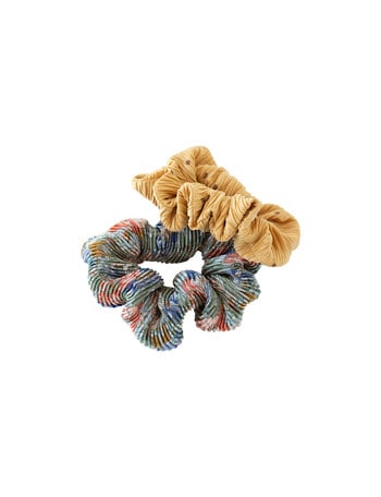 Adorn by Mae Elastics Scrunchies, Spring Garden, 2-pack product photo