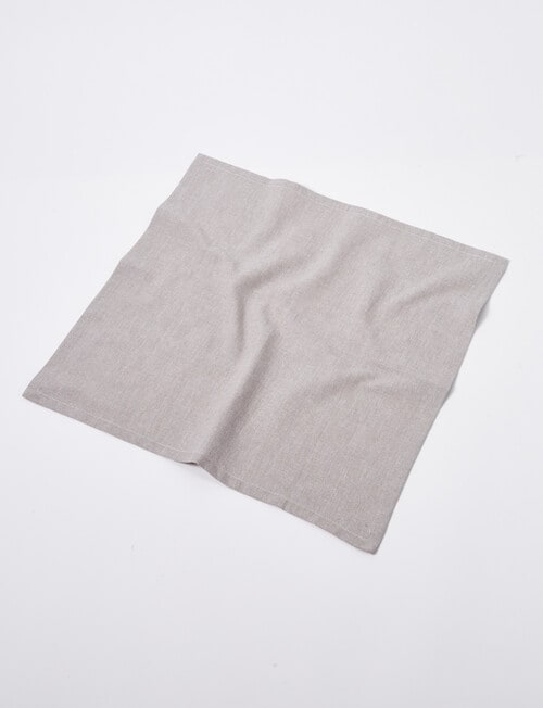 Stevens Raglan Cotton Napkin 45cm, Grey product photo View 02 L