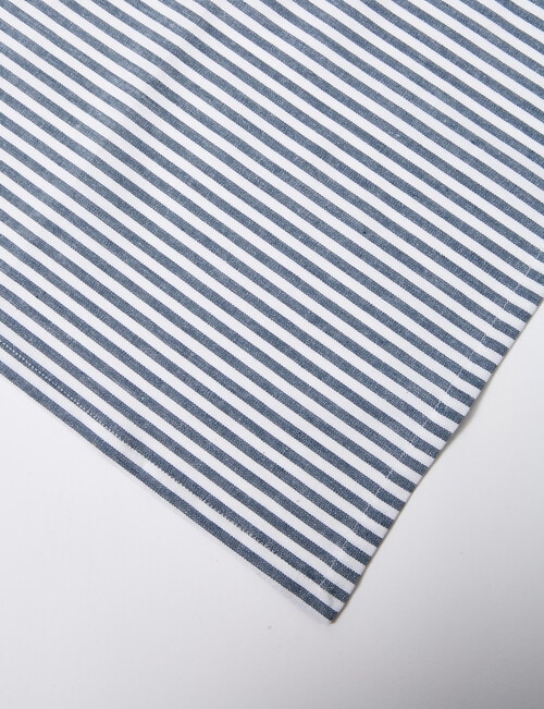 Stevens Raglan Cotton Napkin 45cm, Blue Stripe product photo View 03 L