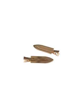 Adorn by Mae Creaseless Styling Clips, Gold, 2-pack product photo