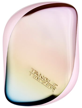 Tangle Teezer Compact Styler Hairbrush, Pearlescent Chrome product photo