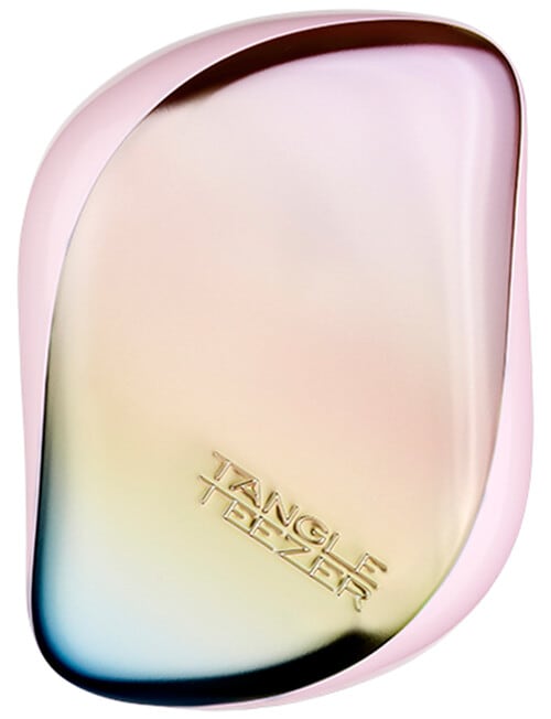 Tangle Teezer Compact Styler Hairbrush, Pearlescent Chrome product photo