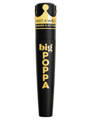 wet n wild Big Poppa Mascara, Blackest Black product photo