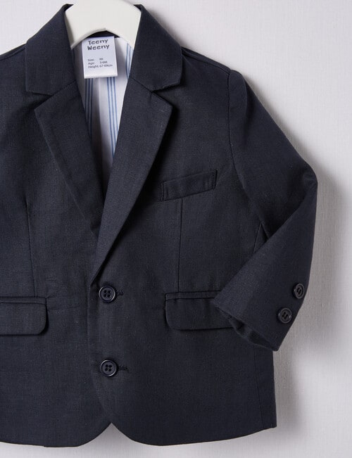 Teeny Weeny All Dressed Up Blazer, Navy product photo View 02 L