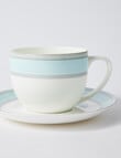 Amy Piper Zoe Cup & Saucer, 250ml, Blue product photo View 02 S