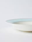 Amy Piper Zoe Rimmed Pasta Bowl, 23cm, Blue product photo View 02 S