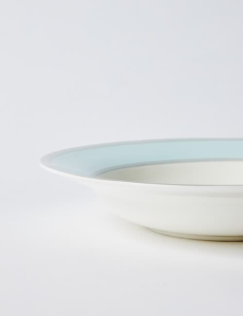 Amy Piper Zoe Rimmed Pasta Bowl, 23cm, Blue product photo View 02 L