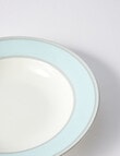 Amy Piper Zoe Rimmed Pasta Bowl, 23cm, Blue product photo View 03 S