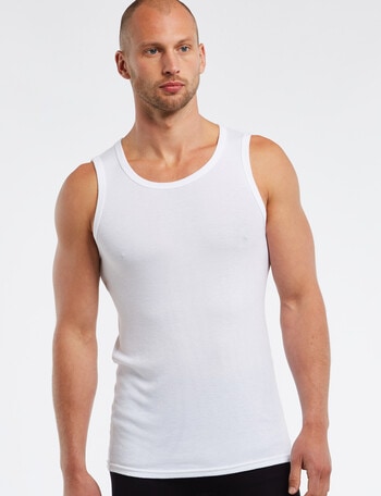 Superfit Poly Viscose Thermal Singlet, White product photo