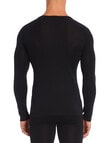 Superfit Poly Viscose Long-Sleeve Thermal Top, Black product photo View 02 S