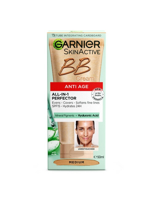 Garnier BB Cream Anti-Ageing Medium SPF15, 50ml product photo View 02 L
