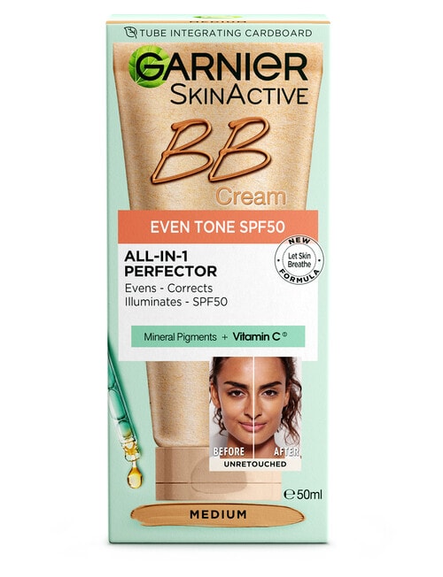Garnier Skin Perfector BB Cream Even Tone Medium, 50ml product photo View 02 L