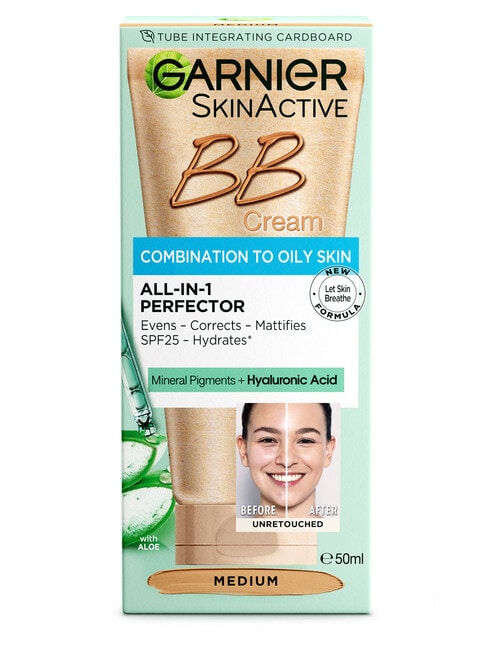 Garnier Skin Perfector BB Cream Combination to Oily Skin Medium, 50ml product photo View 02 L
