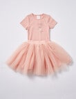 Teeny Weeny All Dressed Up Prima Ballerina, 2-Piece Set, Dusty Pink product photo