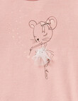 Teeny Weeny All Dressed Up Prima Ballerina, 2-Piece Set, Dusty Pink product photo View 03 S