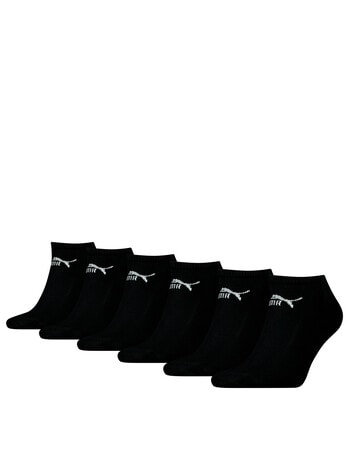 Puma Elements Sneaker Sock, 6-Pack, Black product photo