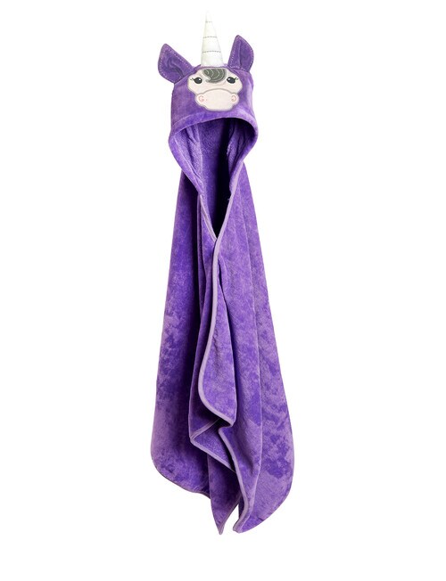 Mum 2 Mum Kiddie Towel, Purple Unicorn product photo