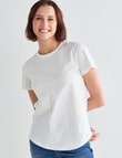 Zest Organic Cotton Short Sleeve Tee, White product photo View 05 S