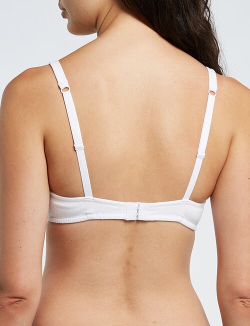 Honey Vegas Cotton Wirefree First Bra, White, AA-B Cup product photo View 02 L