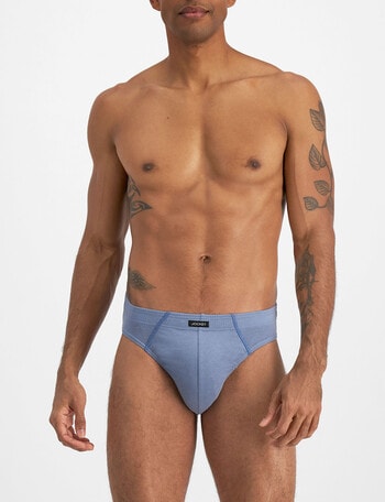 Jockey Hipster Brief, 4-Pack, Blue & Black product photo