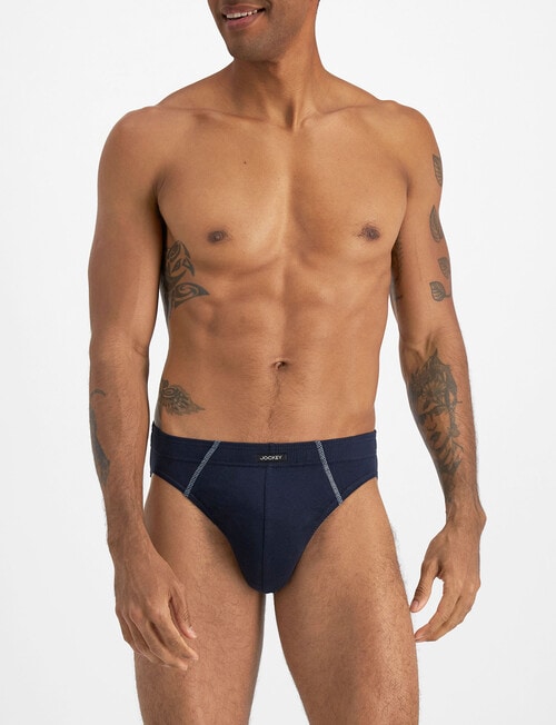 Jockey Hipster Brief, 4-Pack, Blue & Black product photo View 07 L