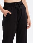 Superfit Zip Trackie Pant, Black product photo View 04 S