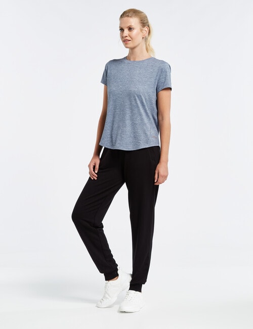 Superfit Zip Trackie Pant, Black product photo View 03 L