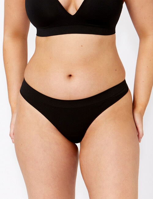 Ambra Bare Essentials G-string, Black product photo