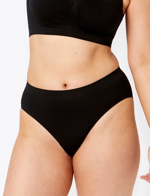 Ambra Bare Essentials High Cut Brief, Black product photo