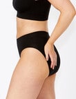 Ambra Bare Essentials High Cut Brief, Black product photo View 02 S