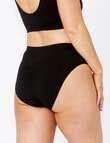 Ambra Bare Essentials High Cut Brief, Black product photo View 03 S
