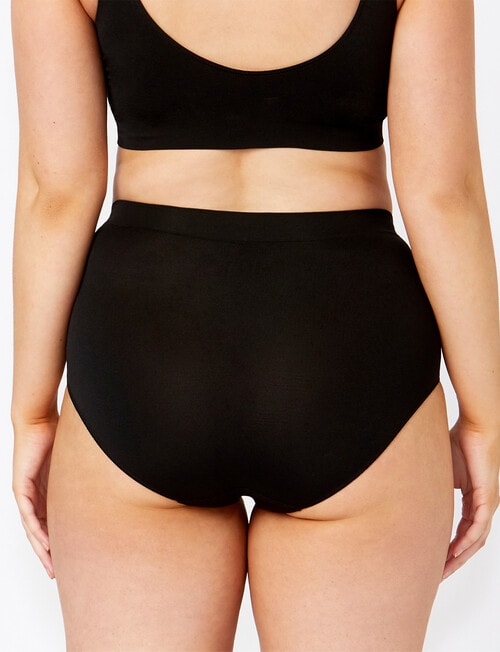 Ambra Bare Essentials Full Brief, Black product photo View 03 L