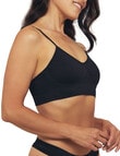 Ambra Bare Essentials Padded Wirefree Bra, Black product photo View 02 S