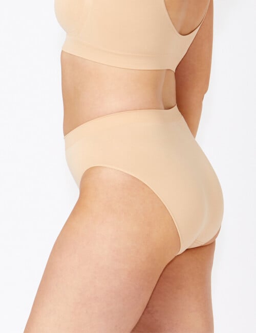 Ambra Bare Essentials High Cut Brief, Rose Beige product photo View 02 L