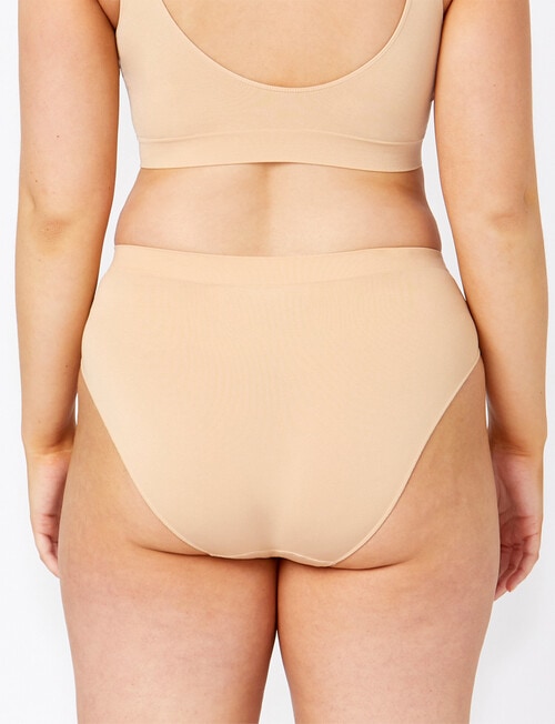 Ambra Bare Essentials High Cut Brief, Rose Beige product photo View 03 L