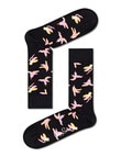 Happy Socks Cotton-Blend Sock, Banana Break, Black product photo