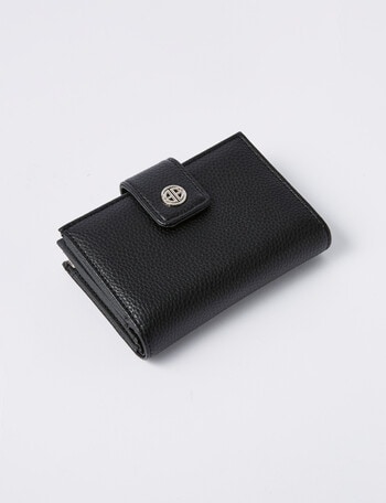 Boston + Bailey Medium Flap Card & Coin Wallet, Black product photo