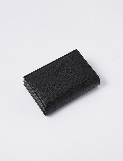 Boston + Bailey Medium Flap Card & Coin Wallet, Black product photo View 02 L