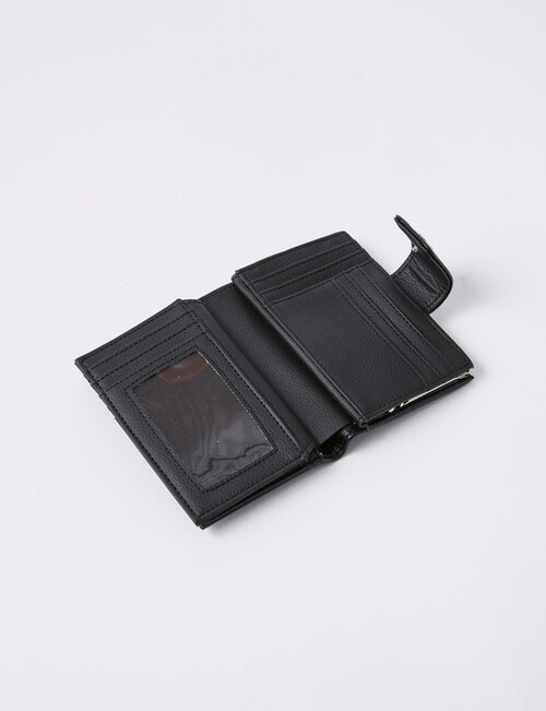Boston + Bailey Medium Flap Card & Coin Wallet, Black product photo View 04 L