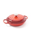 Le Creuset Signature Shallow Casserole, 26cm, Cerise product photo