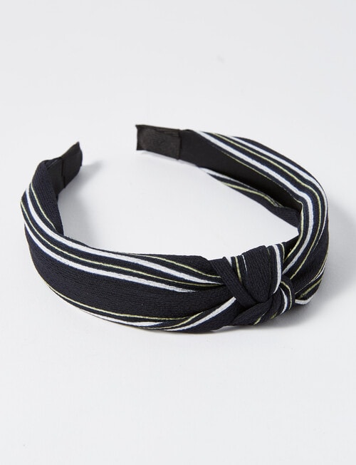 Switch Stripe Headband, Black product photo View 03 L