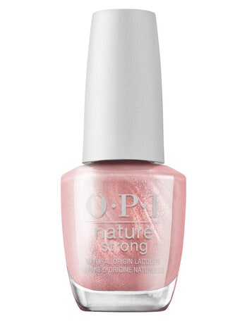 OPI Nature Strong Nail Lacquer, Intentions Are Rose Gold product photo