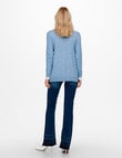 ONLY Lesly Long Sleeve Open Cardigan, Allure Blue product photo View 02 S