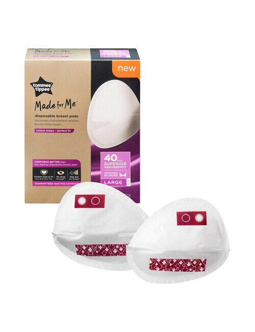 Tommee Tippee Breast Pads 40 Pack, Large product photo