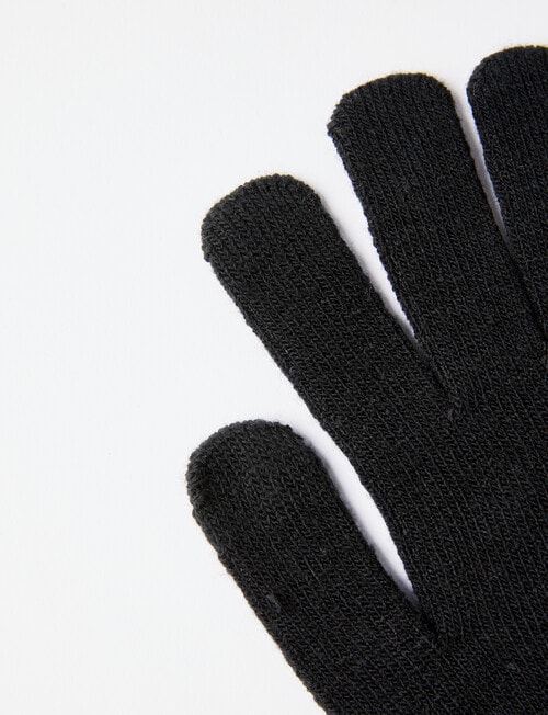 Laidlaw + Leeds Gloves, Black product photo View 02 L